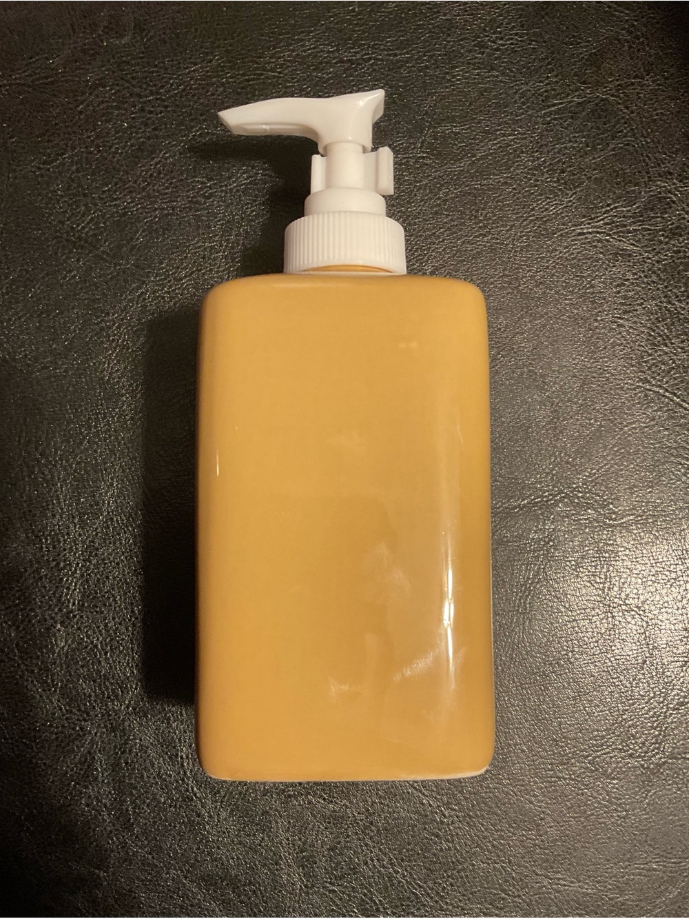 Matte Amber Lotion Pump Bottle with White Dispenser 🆕